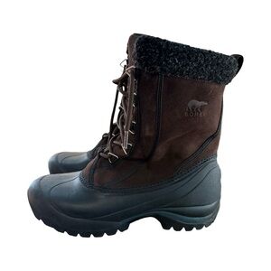 Sorel Trinsulate Insulated Waterproof Winter Boots Brown Suede Women’s 9.5
